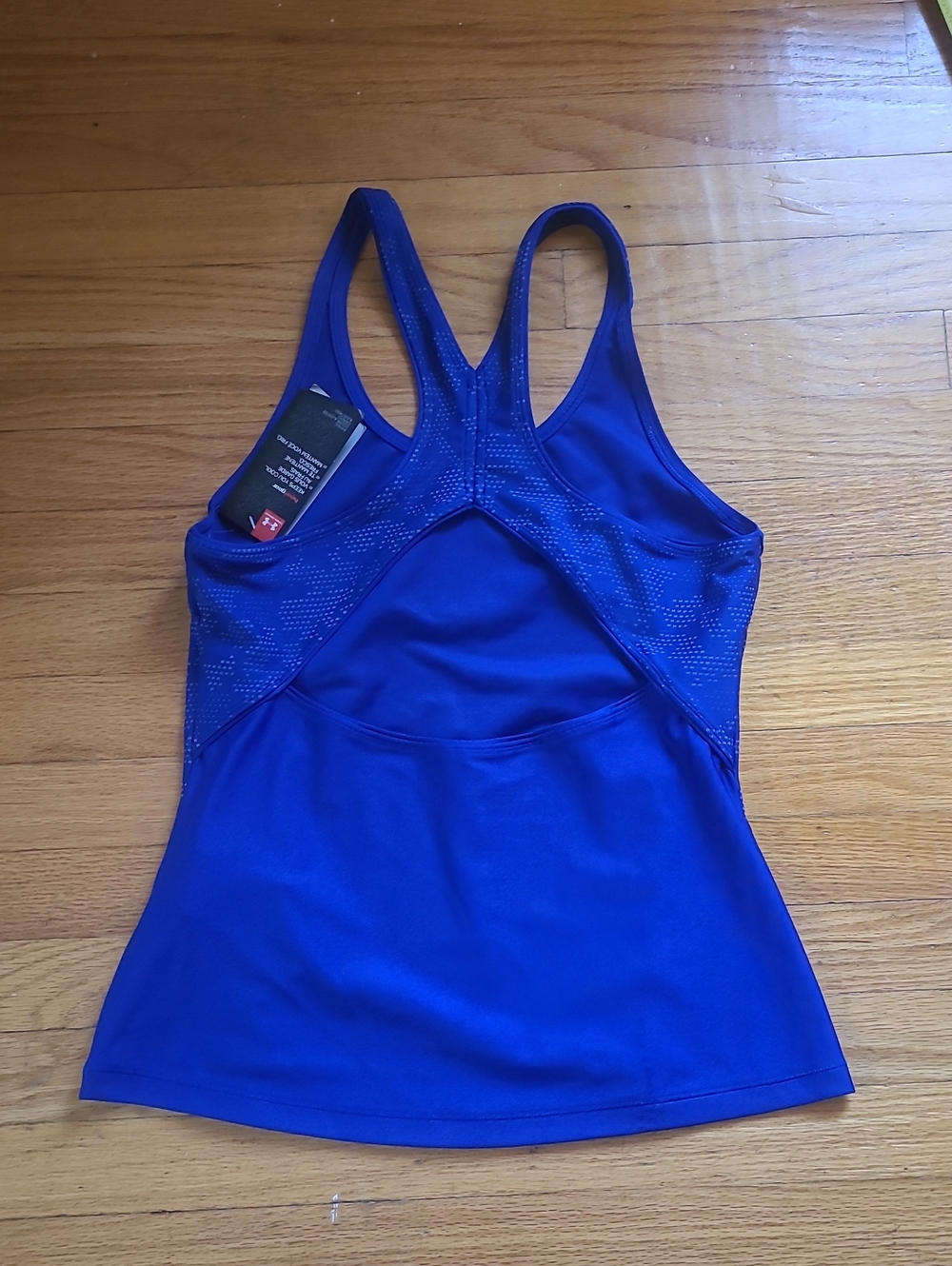 Under Armour Fitted Heatgear Tank Top, Sz Med, NWT - Picture 4 of 8
